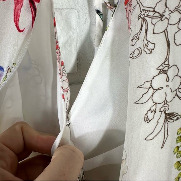 Parker Natalie Dress in Sangria Size 2 - Picture 13 of 14